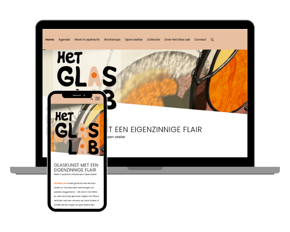 Website revamp for the glass lab